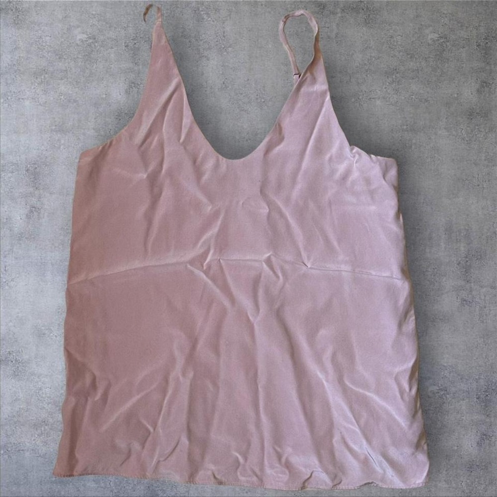 100% Silk Tibi Rose Pink‎ Cami Size 00 Original Price $275 Feminine Boho Fairy